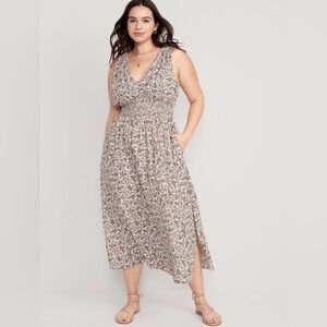 Waist Defined Sleeveless Maxi